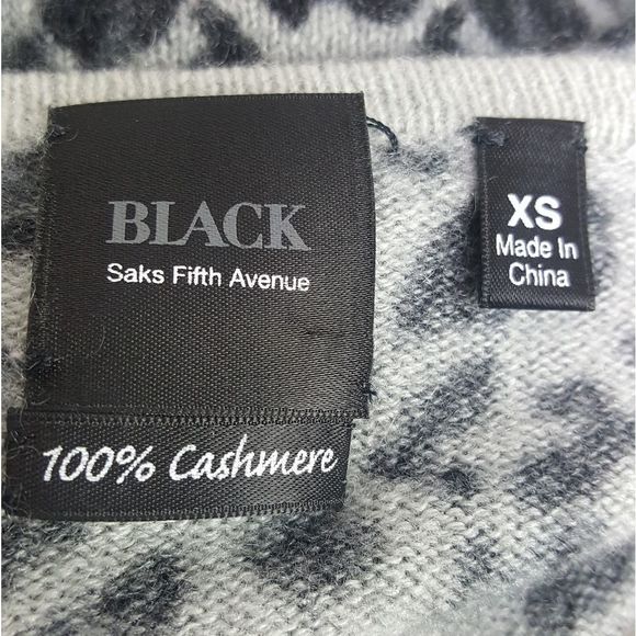 Saks 100% Cashmere Open Cardigan - Picture 5 of 7